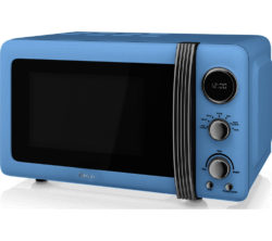 SWAN Retro Digital SM22030BLN Solo Microwave - Blue